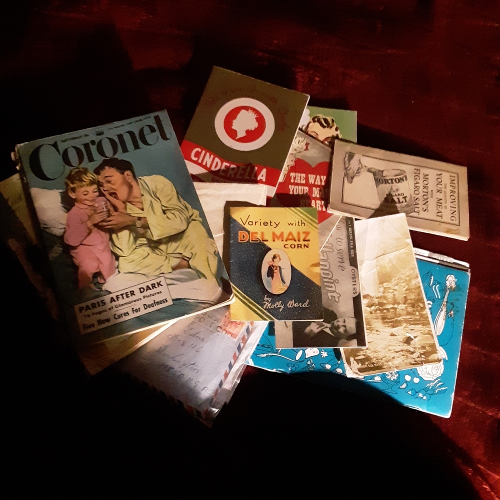 Assorted Vintage Kitchen/ Household Ephemera, Advertising, etc.